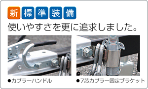 カプラーハンドル、7芯カプラー固定ブラケット
